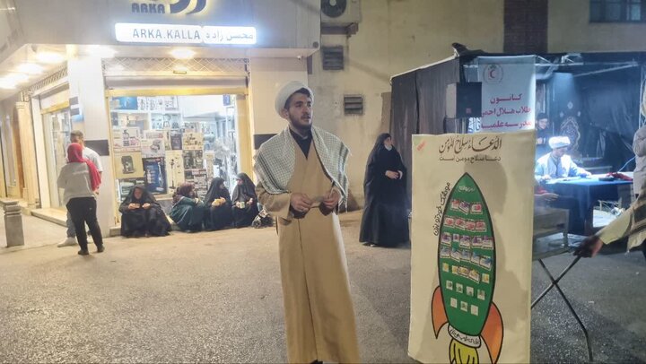 تصاویر/ خدمت رسانی طلاب مدرسه علمیه خاتم الانبیاء (ص) بابل در تجمع مردمی