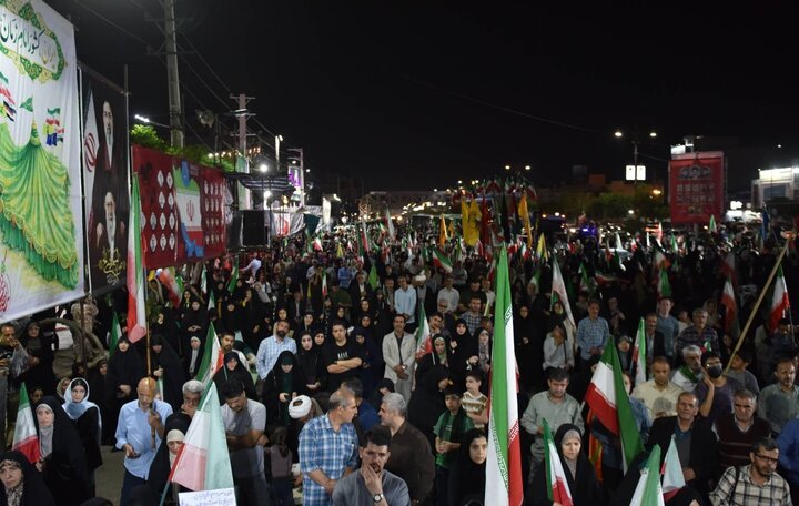 تصاویر/ موج هفتادوسوم حضور اسلامشهری‌ها در خیابان