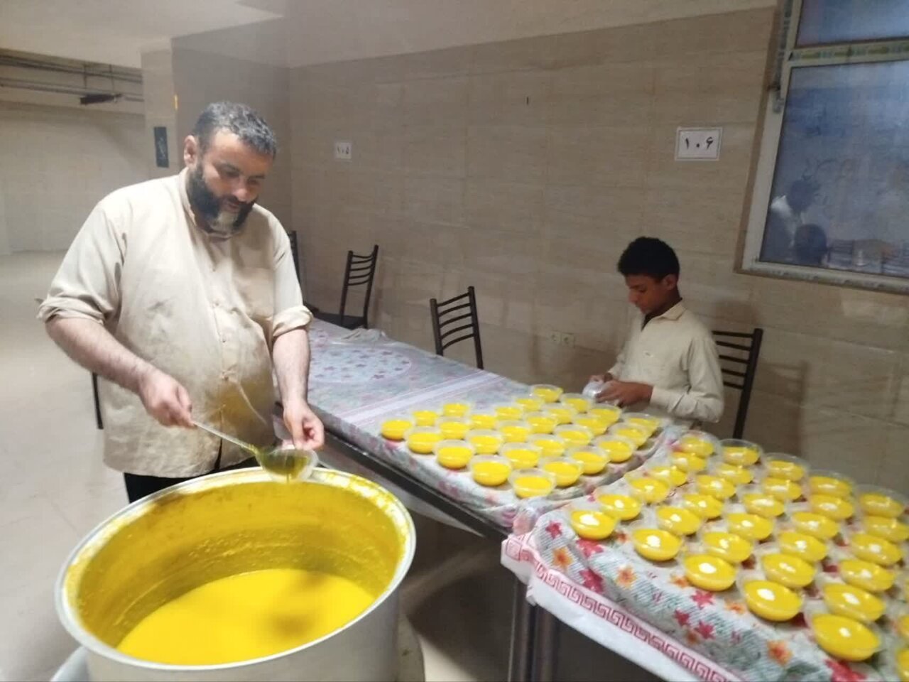 مدرسه علمیه الغدیر میزبان راهپیمایان نراقی
