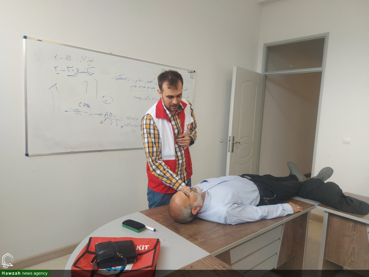 توانمندسازی کادر حوزه علمیه آذربایجان شرقی با دوره تخصصی امداد و نجات