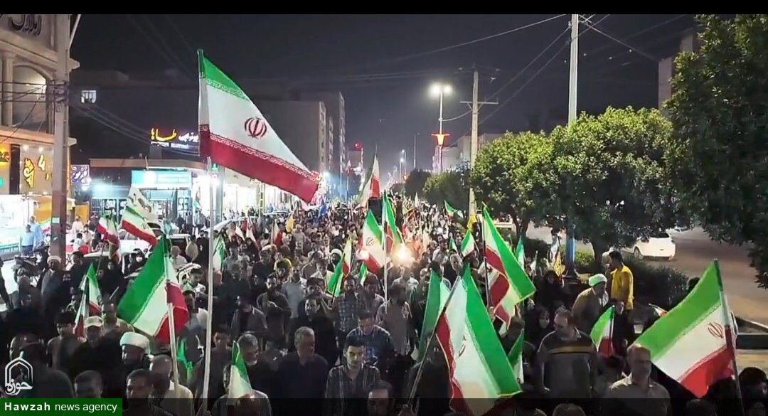 فیلم | تایم لپس تجلیِ شکوهِ ایمان در خیابان گلستانِ اهواز