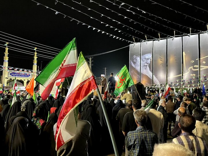 تصاویر/ موج هفتادوسوم اجتماع حامیان وطن در ملارد