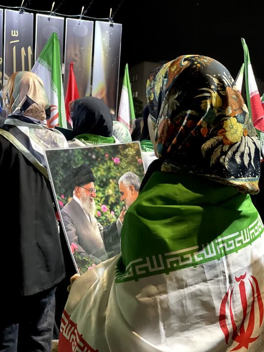 تصاویر/ موج هفتادوسوم اجتماع حامیان وطن در ملارد