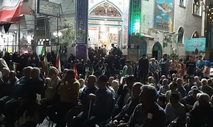 تصاویر/ هفتاد و دومین اجتماع مردم تهران در مسجد جامع احباب الحسین اصفهانک