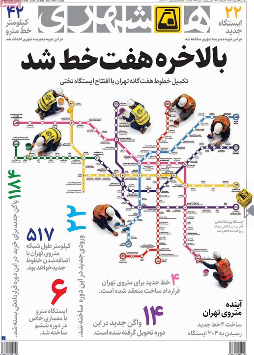 صفحه اول روزنامه‌های چهارشنبه 23 اردیبهشت ماه
