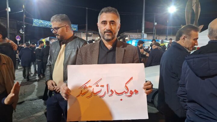 تصاویر/ حمایت همشهریان لنگرودی از موکب داران این شهرستان