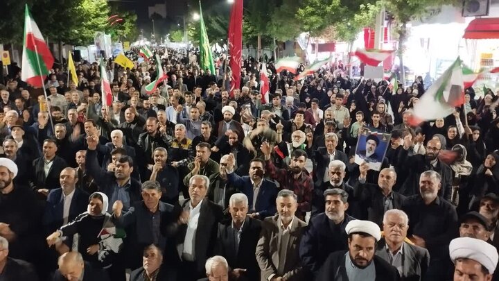 تصاویر/ هفتاد و سومین شب؛ خونخواهی رهبر شهید انقلاب شعار اول مردم میدان اصلی میاندوآب