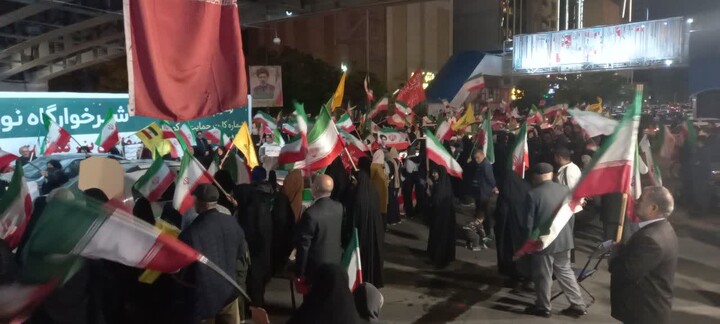 تصاویر/ هفتاد و سومین شب؛ خونخواهی رهبر شهید انقلاب شعار اول مردم میدان آبرسان تبریز