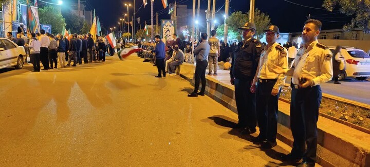 تصاویر/ هفتاد و سومین شب؛ خونخواهی رهبر شهید انقلاب شعار اول مردم ماهنشان