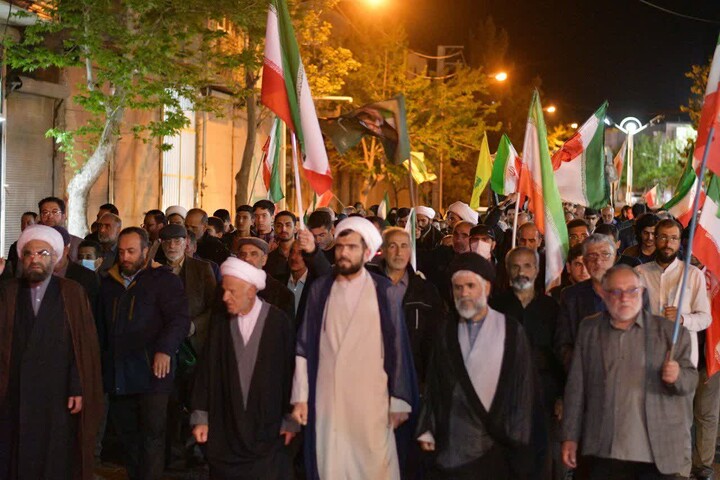 تصاویر/ هفتاد و سومین شب؛ خونخواهی رهبر شهید انقلاب شعار اول مردم هیدج