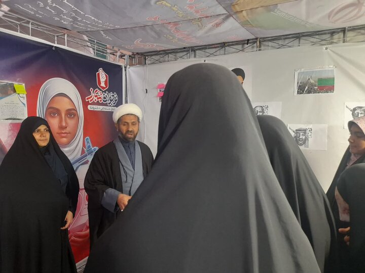 تصاویر/حضور معاون تبلیغ حوزه علمیه استان مرکزی در موکب بسیج دانش آموزی اراک