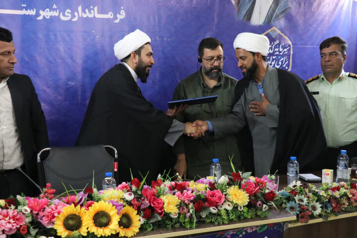 تصاویر/ انتصاب مدیر اداره تبلیغات اسلامی شهرستان ریگان