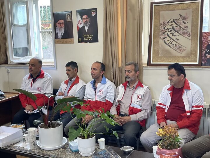تصاویر/ دیدار اعضای هلال احمر بابل با امام جمعه شهرستان