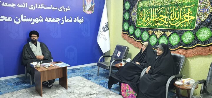 دیدارهای امروز امام جمعه محمودآباد با گروه فرهنگی موکب اخت الرضا {ع} و اعضای جمعیت هلال احمر