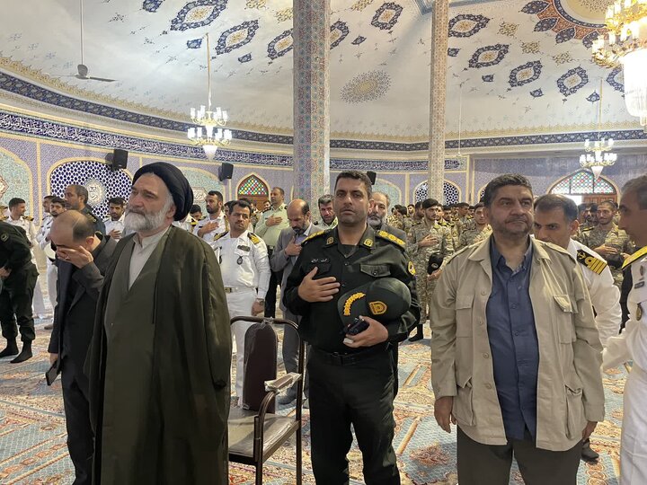 تصاویر/ حضور امام جمعه نوشهر در مراسم چهلم سپهبد شهید سید عبدالرحیم موسوی