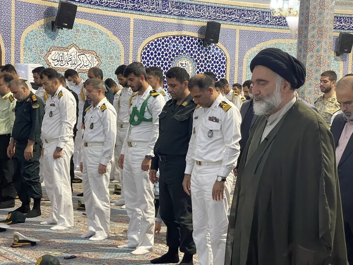 تصاویر/ حضور امام جمعه نوشهر در مراسم چهلم سپهبد شهید سید عبدالرحیم موسوی