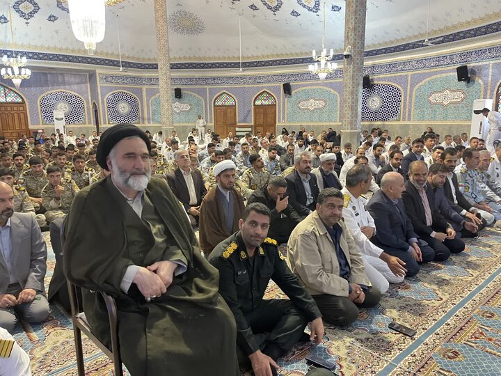 تصاویر/ حضور امام جمعه نوشهر در مراسم چهلم سپهبد شهید سید عبدالرحیم موسوی