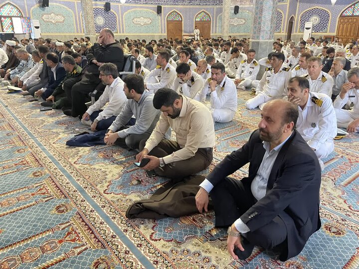 تصاویر/ حضور امام جمعه نوشهر در مراسم چهلم سپهبد شهید سید عبدالرحیم موسوی