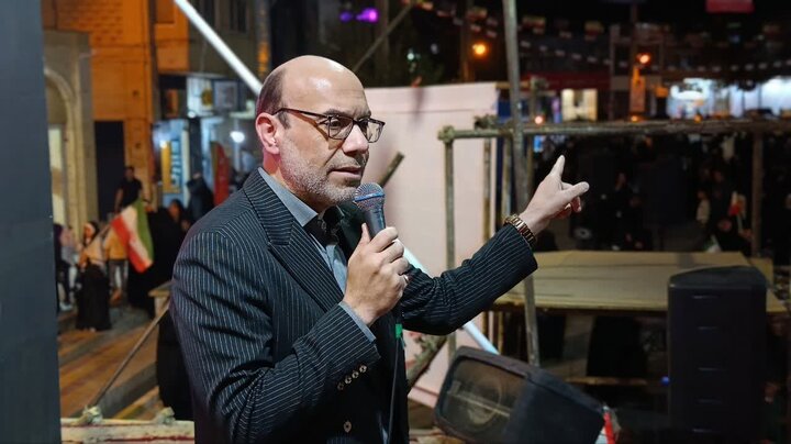 تصاویر/ گوشه‌هایی از تجمع خیابانی «شب‌های اقتدار» توسط مردم گرمسار