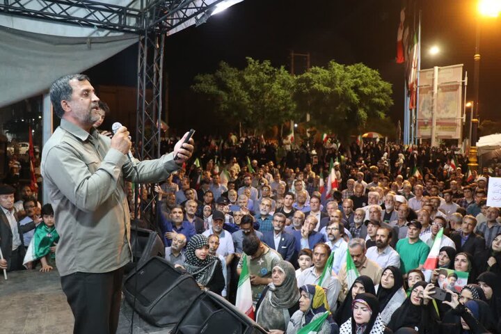 تصاویر/ هفتاد و پنجمین اجتماع شبانه مردمی در قرچک