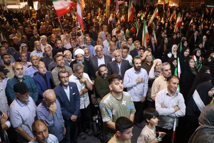 تصاویر/ هفتاد و پنجمین اجتماع شبانه مردمی در قرچک