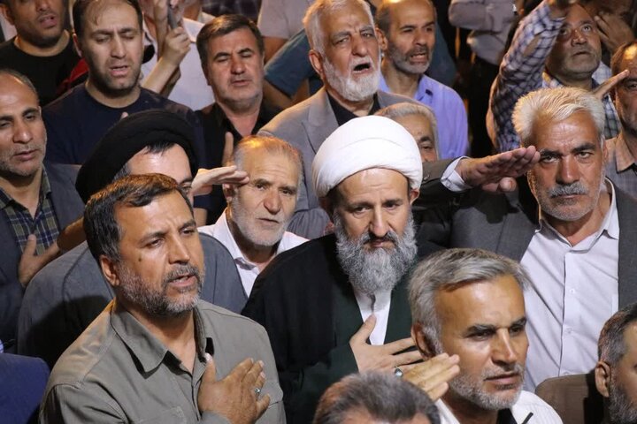 تصاویر/ هفتاد و پنجمین اجتماع شبانه مردمی در قرچک