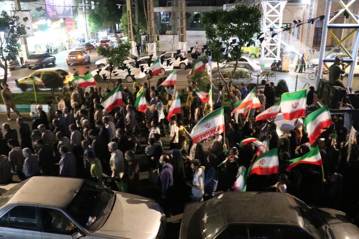 تصاویر/ هفتاد و پنجمین اجتماع شبانه مردمی در قرچک