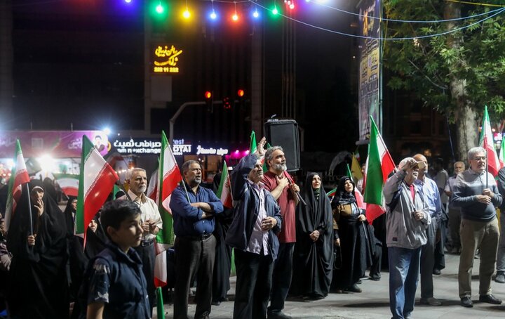 تصاویر/ اجتماع حامیان وطن در منطقه یک تهران