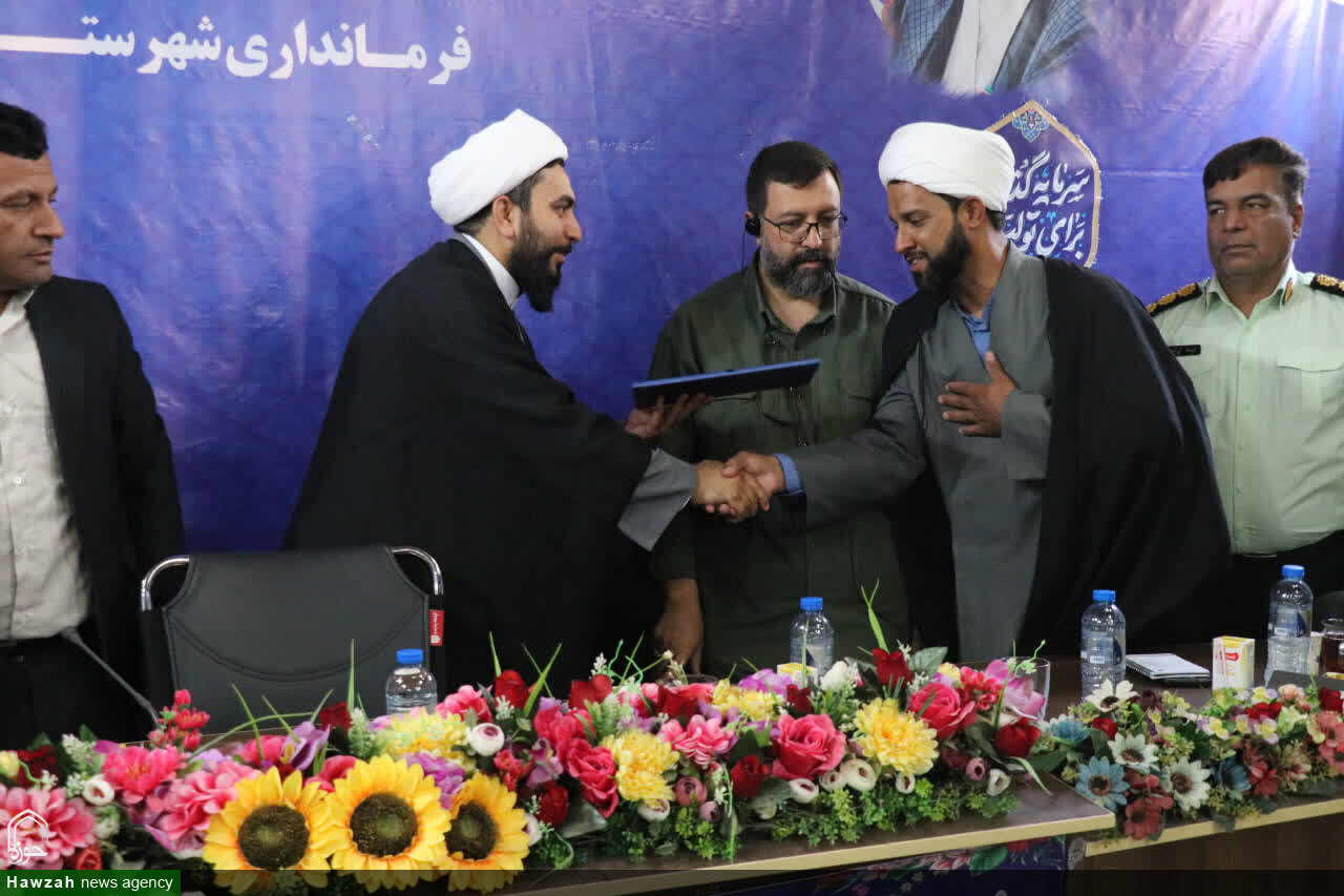 تصاویر/ انتصاب مدیر اداره تبلیغات اسلامی شهرستان ریگان