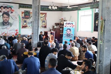 تصاویر/ اربعین شهید امیرحسین صباغی در پیرتکیه ملک کلا قائمشهر با حضور نماینده ولی فقیه در مازندران