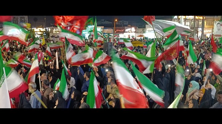 تصاویر/ حضور حماسی مردم آمل