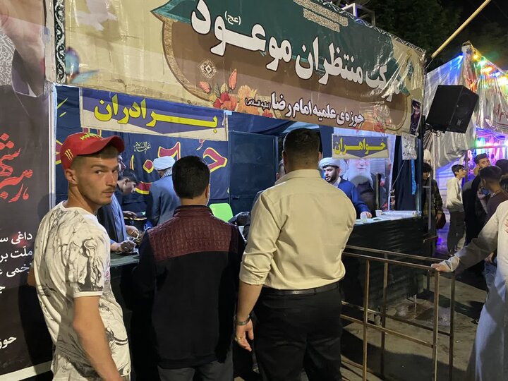 تصاویر/  استمرار فعالیت موکب فرهنگی تبیینی و پذیرایی مدرسه علمیه امام رضا علیه‌السلام شهرستان میاندوآب