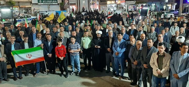 تصاویر/ فریاد خونخواهی رهبر شهید و بیعت با رهبر انقلاب مردم شهرستان چهاربرج در هفتاد و چهارمین شب