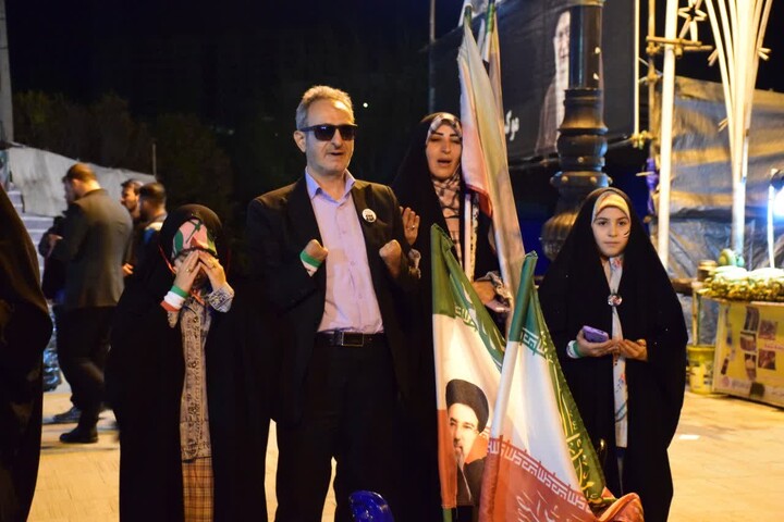 تصاویر/ هفتادوچهارمین شب ایستادگی مردم انقلابی ائل گلی تبریز