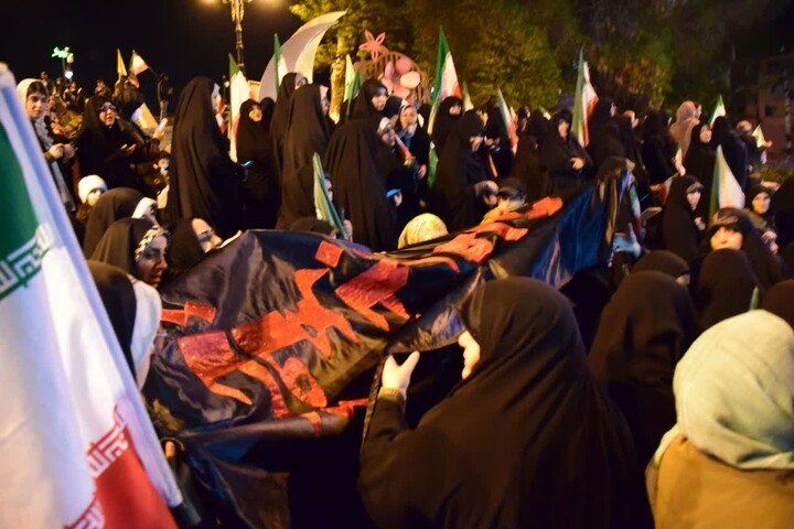 تصاویر/ هفتادوچهارمین شب ایستادگی مردم انقلابی ائل گلی تبریز