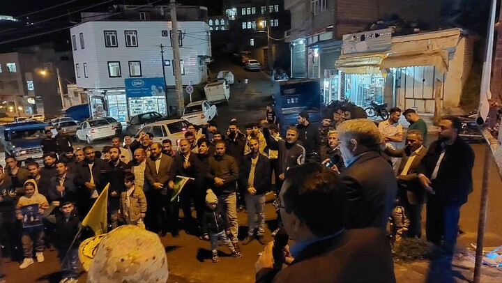 تصاویر/ هفتادوچهارمین شب ایستادگی مردم انقلابی آبش احمد