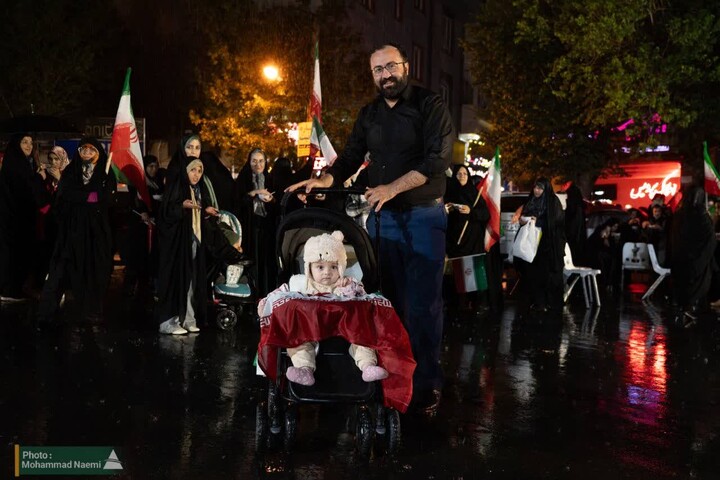 تصاویر/ هفتادوچهارمین شب ایستادگی مردم انقلابی جلفا
