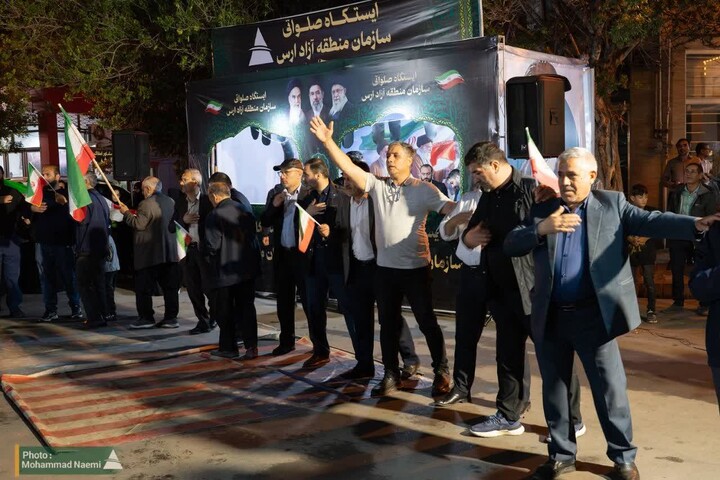 تصاویر/ هفتادوچهارمین شب ایستادگی مردم انقلابی جلفا
