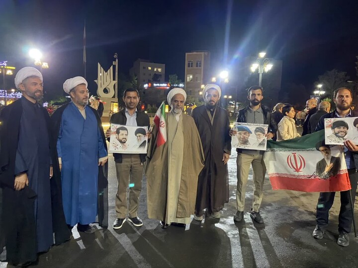 تصاویر/ هفتادوچهارمین شب ایستادگی مردم انقلابی جلفا