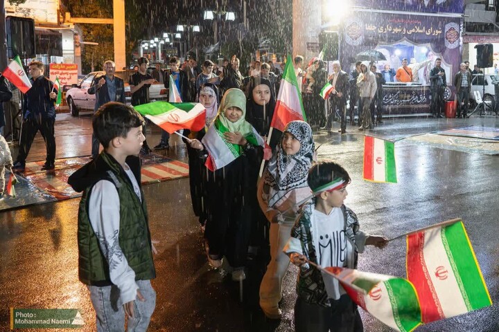 تصاویر/ هفتادوچهارمین شب ایستادگی مردم انقلابی جلفا