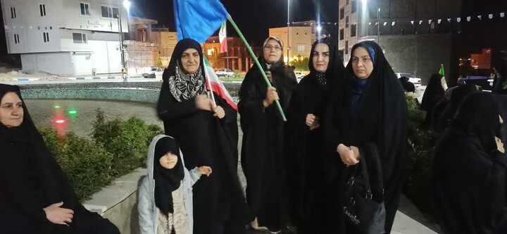 تصاویر/ هفتادوچهارمین شب ایستادگی مردم انقلابی دندی