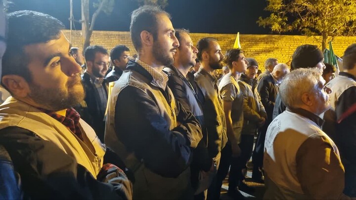 تصاویر/ هفتادوچهارمین شب ایستادگی مردم انقلابی سراب