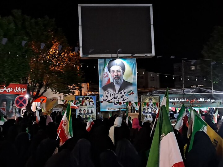 تصاویر/ هفتادوچهارمین شب ایستادگی مردم انقلابی شبستر