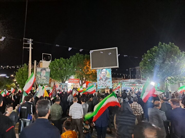 تصاویر/ هفتادوچهارمین شب ایستادگی مردم انقلابی شبستر