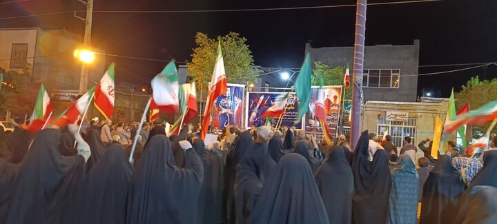 تصاویر/ هفتادوچهارمین شب ایستادگی مردم انقلابی ماهنشان