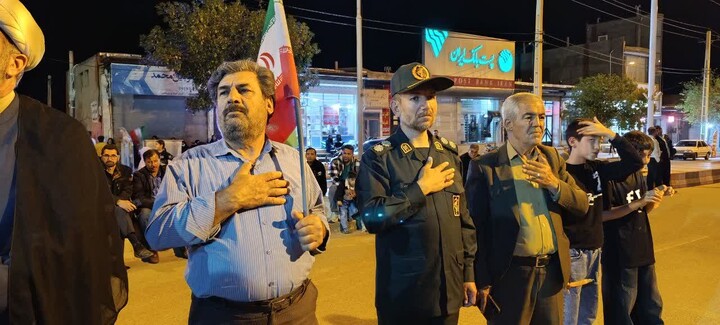 تصاویر/ هفتادوچهارمین شب ایستادگی مردم انقلابی ماهنشان
