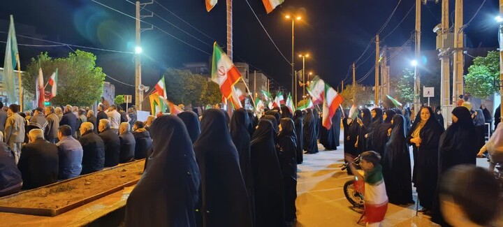 تصاویر/ هفتادوچهارمین شب ایستادگی مردم انقلابی ماهنشان