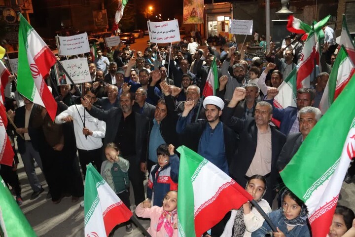 تصاویر/ هفتادوچهارمین شب ایستادگی مردم انقلابی مرند