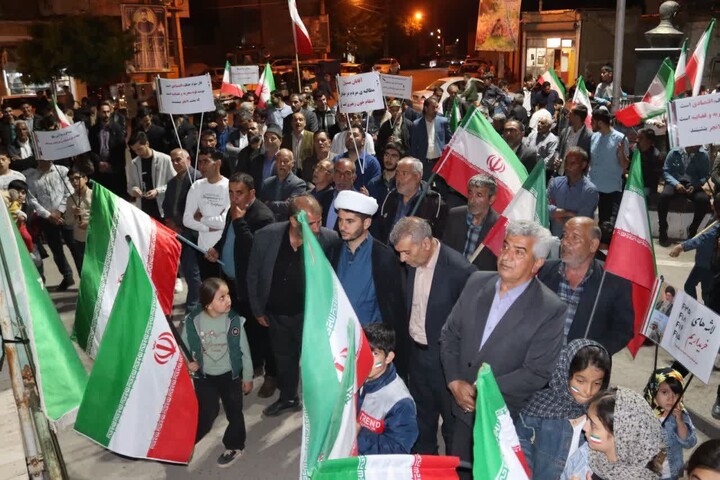تصاویر/ هفتادوچهارمین شب ایستادگی مردم انقلابی مرند