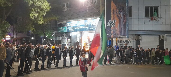 تصاویر/ هفتادوچهارمین شب ایستادگی مردم انقلابی اسکو